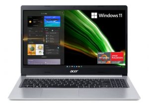 Acer Aspire 5 A515-45-R8K1 Slim Laptop | 15.6" Full HD IPS | AMD Ryzen 7 5700U Octa-Core Mobile Processor | AMD Radeon Graphics | 8GB DDR4 | 512GB NVMe SSD | WiFi 6 | Backlit KB | Windows 11 Home