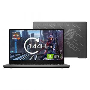 ASUS Zephyrus G14 GA401QM 14 inch Full HD 144Hz Gaming Laptop (AMD Ryzen 7-5800HS, Nvidia GeForce RTX 3060, 16GB RAM, 1TB SSD, Windows 10) With LED lighting, Grey with LED