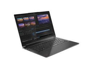 Lenovo Yoga 9i 14ITL5 14" FullHD Convertible Touchscreen Laptop – Core i7-1185G7, 8GB DDR4, 1TB SSD, WiFi 6 & BT 5.1, Fingerprint Reader, Windows 10 Pro – Shadow Black Leather - 82BG003MUK