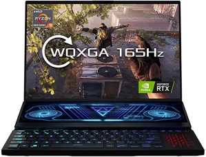 ASUS ROG Zephyrus Duo GX650RW 16" WUXGA 165Hz Dualscreen Gaming Laptop (AMD Ryzen R9-6980HX, Nvidia GeForce RTX 3080Ti, 64GB RAM, 4TB SSD, Windows 11)