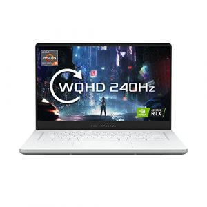 ASUS ROG Zephyrus G15 GA503RX 15.6" WQHD 240Hz Gaming Laptop (AMD Ryzen R9-6900HS, Nvidia GeForce RTX 3080Ti, 32GB RAM, 1TB SSD, Windows 11), Moonlight white