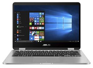 ASUS VivoBook Flip 14 Thin and Light 2-in-1 Laptop, 14” HD Touch, Intel Celeron N4020, 4GB RAM, 128GB Storage,Windows 10 Home in S Mode + Includes Microsoft 365 Personal 1-Year, J401MA-AB02T-CA