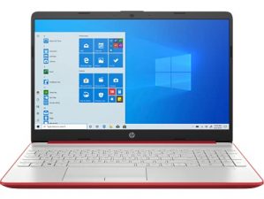 HP 15-dw0083wm Laptop, 15.6" HD (1366 x 768), Intel Pentium Silver N5030, 4 GB RAM, 128 GB SSD, Webcam, Windows 10 S