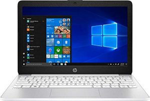 HP Stream 11.6" HD (1366 x 768) SVA anti-glare WLED-backlit Laptop, Intel Celeron N4000 up to 2.6GHz, 4GB DDR4, 64GB eMMC, Wi-Fi 5, Bluetooth, Webcam, USB-C, HDMI, Windows 10 S, 64GB ABYS MicroSD Card