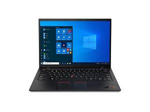 Latest Lenovo ThinkPad X1 Carbon Gen 9 14" FHD+ Ultrabook, 11th gen i7-1185G7, 16 GB DDR4,512 GB SSD, Intel Iris Xe Graphics, Fingerprint Reader, Win 10 Pro (20XW003KUS), Black