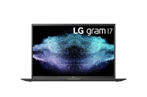 LG gram 17Z90P Black, Windows 11, Ultra-Lightweight 1,350g, 17-inch laptop, Long lasting battery up to 19.5 hours, Intel Core i7-11th Gen, 16 GB, SSD 512 GB