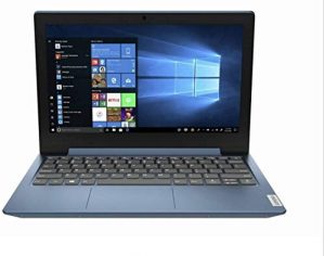Lenovo 81VT0000UK IdeaPad Slim 1 11IGL05 11.6" HD (1366 x 768) Display Laptop, Intel Celeron N4020, 4GB DDR4, 64GB eMMC, Wireless 11ac & Bluetooth 4.2, Windows 10 S - Blue - UK Keyboard Layout