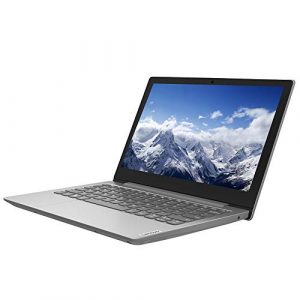 Lenovo IdeaPad 1 11.6 Inch Laptop - AMD Athlon Silver 3050e Processor, 4 GB RAM, 64 GB Storage, Windows 10S, Platinum Grey, Office 365 Personal