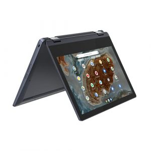 Lenovo IdeaPad Flex 3 Chromebook 11inch HD Laptop (MediaTek MT8183, 4 GB RAM, 64GB eMMC, ARM Mali-G72 MP3 GPU, Chrome OS) – Abyss Blue