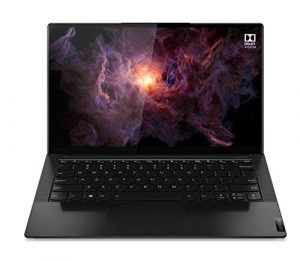Lenovo Yoga Slim 9i 14 Inch 2-in-1 Laptop (Intel Core i7, 16GB RAM, 1TB SSD, UHD IPS Display, Dolby Atmos® Speaker System) - Shadow Black with Black Leather Lid