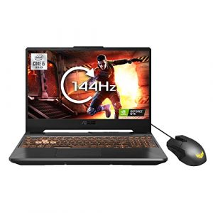 ASUS TUF Gaming FX506LH 15.6" Full HD 144Hz Gaming Laptop (Intel i5-10300H, Nvidia GeForce GTX 1650, 8GB RAM, 512GB SSD, Windows 11, 4-Zone RGB Keyboard) Includes Gaming Mouse