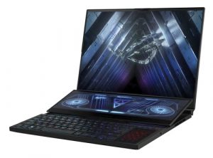 ASUS ROG Zephyrus Duo 16 (2022) Gaming Laptop, 16” 165Hz ROG Nebula HDR QHD 16:10 Display, NVIDIA GeForce RTX 3070 Ti, AMD Ryzen 9 6900HX, 32GB DDR5, 1TB SSD, Windows 11, GX650RW-XS96