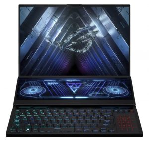 ASUS ROG Zephyrus Duo 16 Gaming Laptop, 16” 165Hz ROG Nebula HDR QHD 16:10 Display, NVIDIA GeForce RTX 3080 Ti, AMD Ryzen 9 6900HX, 32GB DDR5, 2TB SSD, Windows 11 Pro, GX650RX-XS97