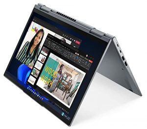 Latest Lenovo ThinkPad X1 2-in-1 Yoga Gen 7, 12th Gen i7-1260P, 14.0" FHD+(1920x1200) IPS, Anti-Glare, Touchscreen, 16GB DDR5 RAM, 1TB SSD, 1080p Camera, Integrated Pen, Win11 Pro - Storm Gray