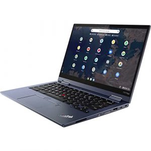 Lenovo - ThinkPad C13 - Yoga 2-in-1 Chromebook Enterprise - AMD Ryzen 3 3250C Dual-Core 2.60 GHz - 13.3" FHD Touchscreen - 4 GB RAM - 128 GB SSD Storage - Chrome OS - Abyss Blue