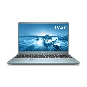 MSI Prestige 14 EVO 14" FHD Ultra Thin and Light Professional Laptop: Intel Core i5-1240P Iris Xe 16GB LPDDR4X 512GB NVMe SSD, Thunderbolt 4, MicroSD Card Reader, Win 11 Pro: Blue Stone A12M-013