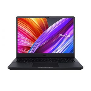 ASUS ProArt StudioBook 16 OLED Laptop, 16” 3840x2400 OLED Display, Intel core i7-12700H, 16GB RAM, 1TB + 1TB M.2 NVMe PCIe 4.0 SSD, Nvidia Geforce RTX 3070Ti, Win 11 Home, H7600ZW-DB76, Mineral Black