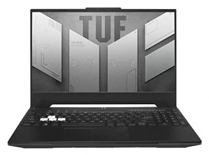 ASUS TUF Dash 15 (2022) Gaming Laptop, 15.6” 144Hz FHD IPS-Type Display, Intel Core i7-12650H, GeForce RTX 3070, 16GB DDR5, 512GB PCIe SSD, Thunderbolt 4, Wi-Fi 6, Windows 11 Home, TUF517ZR-AS71-CA