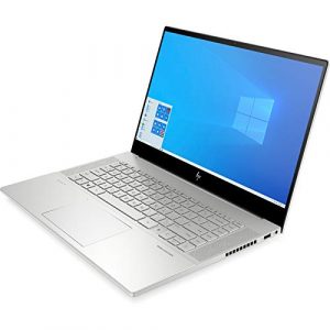 HP Envy Laptop 15-ep0098nr Intel Core i7-10750H 5GHz, 16 GB DDR4-2933, 512 GB SSD, 32 GB Optane, 15.6" 4K UHD UWVA, AMOLED, NVIDIA GeForce RTX 2060 w Max-Q 6 GB, Win 10 Home, Natural Silver Aluminu