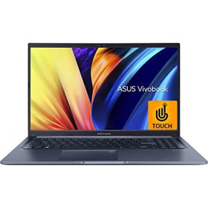 ASUS Vivobook 15 (2022), 15.6-inch (39.62 cms) FHD Touch, Intel Core i3-1220P 12th Gen, Thin and Laptop (8GB/512GB SSD/Iris Xe Graphics/Windows 11/Office 2021/Blue/1.7 kg), X1502ZA-EZ311WS
