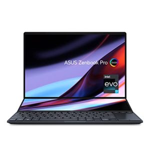 ASUS ZenBook 14 Laptop, 14.5” OLED FHD NanoEdge Bezel Display, Intel Core™ i7-12700H, 16GB LPDDR4X RAM, 1TB SSD, Windows 11 Home, UX8402ZE-DB74T, Tech Black