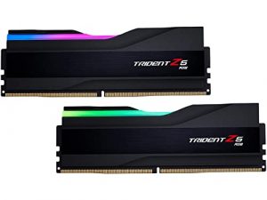 G.Skill Trident Z5 RGB Series (Intel XMP) 32GB (2 x 16GB) 288-Pin SDRAM DDR5 6400 CL32-39-39-102 1.40V Dual Channel Desktop Memory F5-6400J3239G16GA2-TZ5RK (Matte Black)