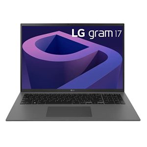 LG gram (2022) 17Z90Q Ultra Lightweight Laptop, 17" (2560 x 1600) IPS Display, Intel Evo 12th Gen i7 1260P Processor, 32GB LPDDR5, 2TB NVMe SSD, FHD Webcam, WiFi 6E, Thunderbolt 4, Windows 11, Gray