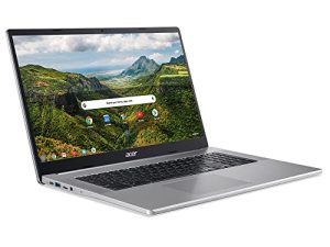 Acer Chromebook 317 CB317-1H - (Intel Pentium N6000, 4GB, 128GB eMMC, 17.3 inch Full HD Display, Google Chrome OS, Silver)